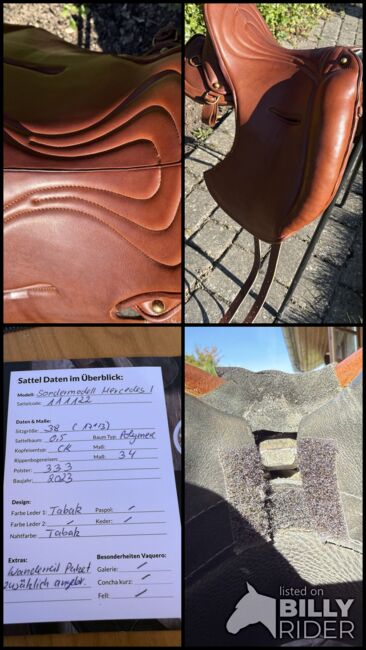 Signum Omega Mercedes Sattel Bj. 2023 mit vollelastischem Sattelbaum - NP 4.060,00 EUR, Signum Omega Mercedes - Sondermodell, A.S., Endurance Saddle, Fargau, Image 16
