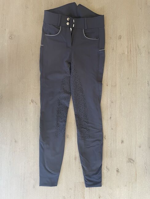 Silikonvollbesatzreithose High Waist Glitter Design 2.0 - Größe 34 - Dark Grey - Neu, RidersChoice Silikonvollbesatzreithose High Waist Glitter Design 2.0, Julia, Breeches & Jodhpurs, Weilheim, Image 3