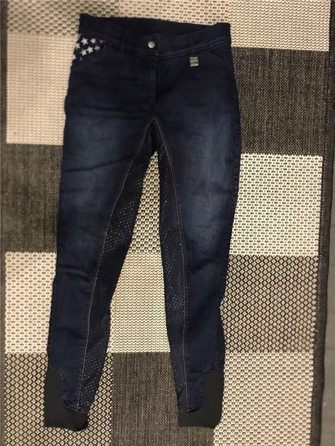 Damen Reithose Silikon Vollbesatz Stars & Stripes, Hkm , Criollo , Breeches & Jodhpurs, Sulzheim 