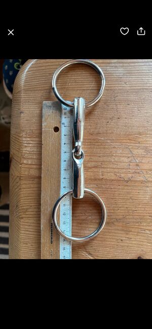 einfach gebrochene Wassertrense Shetty 9,5cm NEU, Busterhojer, Horse Bits, Neureichenau