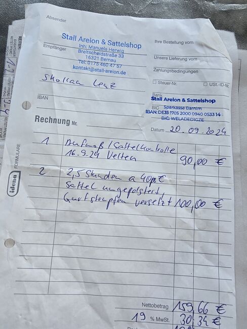 Satteln Deuber Impuls SKL S3, Deuber Impuls SKL D3, Skollan Lenz, Siodła bezterlicowe, Berlin, Image 8