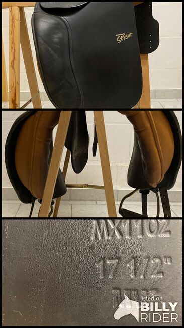 Sattel schwarz cognac 1. Hand 17,5  Stigur Maxhors, Maxhors  Stigur, Elsa, Siodła islandzkie, Neustadt am Rübenberge, Image 4
