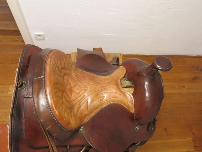 Roping Sattel, Westernreitsattel, Leder, Triangle T Brand, Triangle T Brand, Leila, Siodło westernowe , Hergensweiler, Image 7