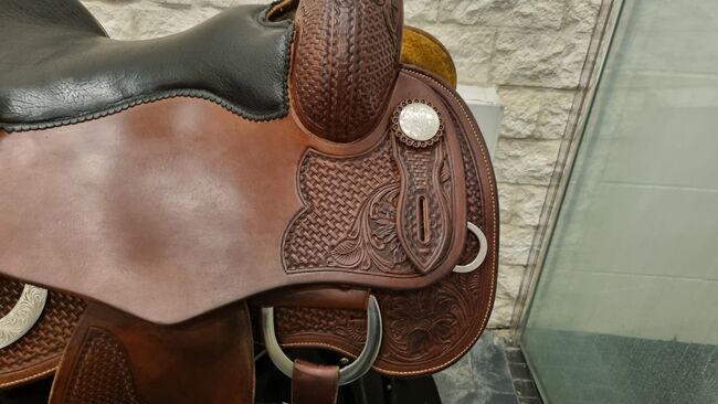 Reiningsattel Westernsattel Showsattel Custom Made Sattel, JS Saddle , Susi , Siodło westernowe , Linsengericht, Image 14