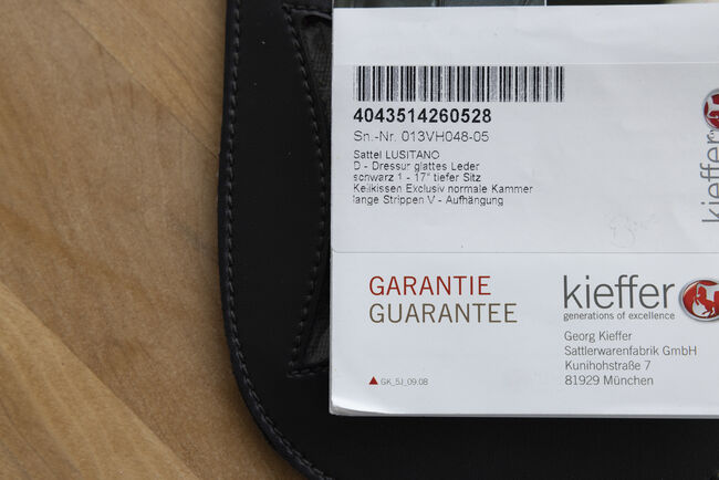 Dressursattel Kieffer Lusitano, Kieffer  Lusitano, Anja Wechsler , Siodła ujeżdżeniowe, Dießen, Image 7