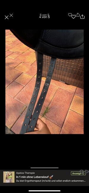 Kingsley Dressursattel D1 – 18”, schwarz, guter Zustand, Kingsley D1, Lisa Skeide, Siodła ujeżdżeniowe, Rheinberg , Image 5