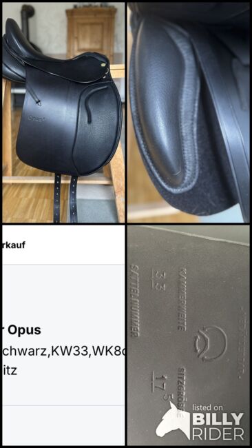 Dressursattel Opus 17,5“ von Sommer *neu*, Sommer Opus, S.W., Siodła ujeżdżeniowe, Maikammer, Image 10