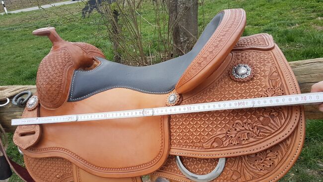 Westernsattel 4H - im Dezember 2019 gekauft - Qualitätssattel, 4H Saddlery Westernsattel, Tina Pätzold, Siodło westernowe , Roth