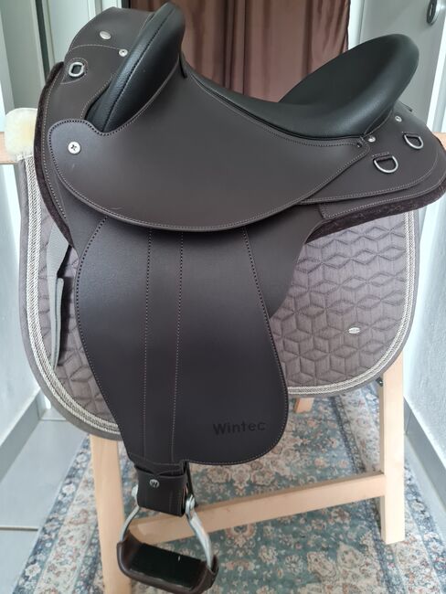 Western-/Stocksattelhybrid/ Working Equitation  wie neu, Wintec Half Breed, Kerstin , Siodła rajdowe, Losheim, Image 5