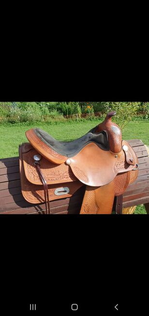 Westernsattel Warmblut, Sonja Behle, Siodło westernowe , Willingen 