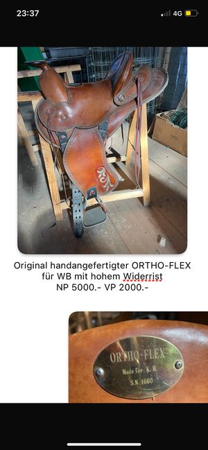 Westernsattel Ortho-Flex, Ortho-Flex Ortho-Flex, Ann Bachmann, Siodło westernowe , Hüntwangen