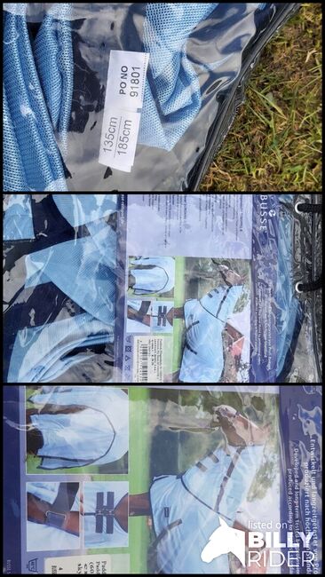 Gr. 135 Fliegendecke mit Halsteil neu, Fliegendecke, Katrin , Horse Blankets, Sheets & Coolers, Tornesch , Image 4