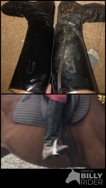 Size 7 long riding boots, Tia Palmer, Reitstiefel, Crediton, Abbildung 3