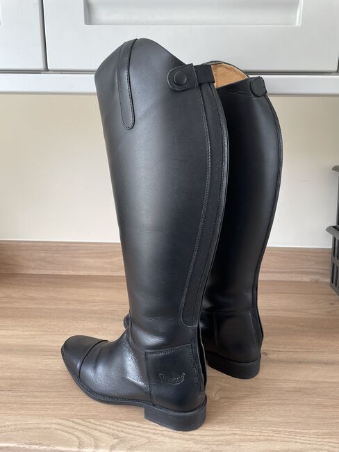 Size 8 wide black leather riding boots, Rhinegold Seville , Sian, Oficerki jeździeckie, Caerphilly, Image 3