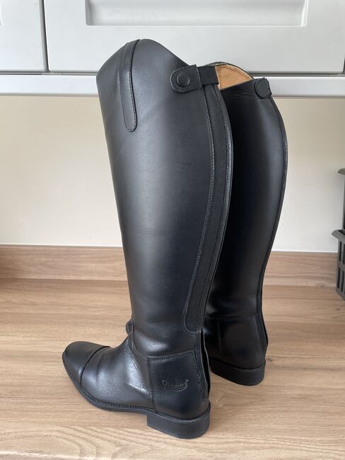 Size 8 wide black leather riding boots, Rhinegold Seville , Sian, Reitstiefel, Caerphilly, Abbildung 3