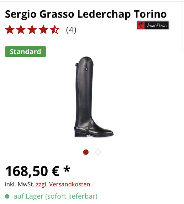 Sergio Grasso Lederchaps Torino (W: 35cm, H: 47cm) 3x getragen, Sergio Grasso  Lederchaps Torino , Celina Janßen, Czapsy i sztylpy, Wiesmoor , Image 6