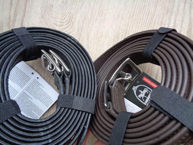 PFIFF Steigbügelriemen mit Nylon Soft, schwarz 130cm, braun 160cm, Neu, Elena Prisich (Elena Prisich - Konisportgermani), Siodło akcesoria, Quickborn