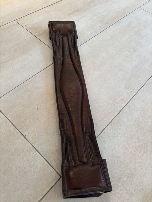 Ledersattelgurt braun 60 cm Kurzgurt Sattelgurt aus Leder, Susanne Schäfer, Popręgi, Wiesbaden, Image 3
