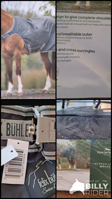 Führanlagendecke/Walker Felix Bühler NEU/OVP, Horseware Felix Bühler Outdoor Walker, Tanja, Horse Blankets, Sheets & Coolers, Pforzheim, Image 8
