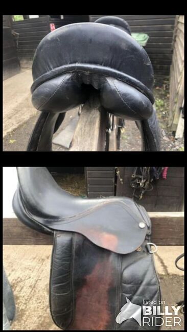 Small brown leather saddle, Chloe Greenslade, All Purpose Saddle, Lingfield , Image 3