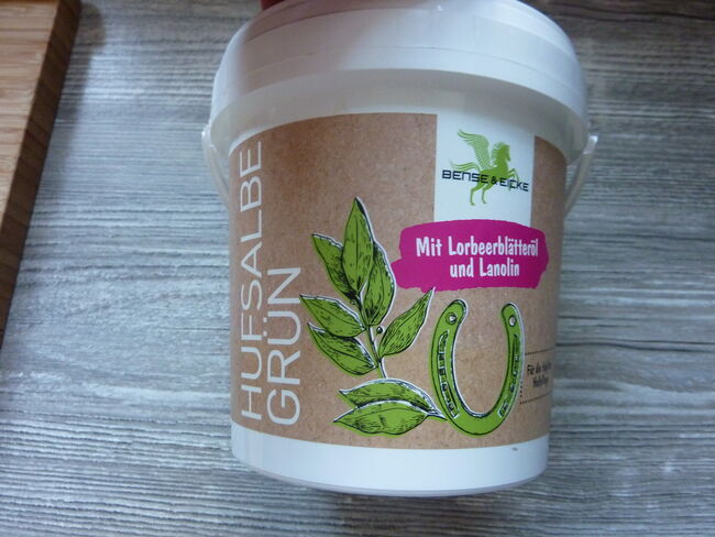 Huffett/Salbe grün 1000ml neu , Bense&Eicke, Bense&Eicke Huffett/Salbe, Astrid, Pielęgnacja konia, Marburg, Image 2