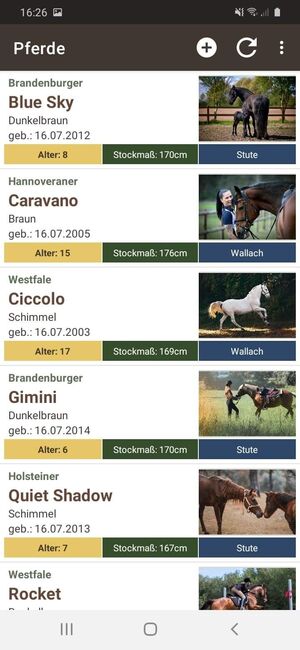 Smart Horses ZSZ   Google Play, Smart Horses by ZSZ Verwaltungs- /Zucht-/ Turnier APP, Gitta Zey ZSZ Smart Horses  (ZSZ Zucht und Sportpferde Zey GbR Smart), Equestrian Apps, Herzlake , Image 2
