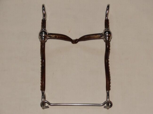 Snaffel Bit with Shanks 13,5cm lange Sweet Iron Anzüge mit Dots & Abstandhalter, Anne, Horse Bits, Wahrenholz, Image 4