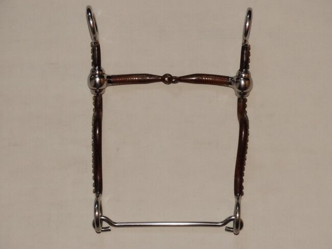 Snaffel Bit with Shanks 13,5cm lange Sweet Iron Anzüge mit Dots & Abstandhalter, Anne, Horse Bits, Wahrenholz, Image 3