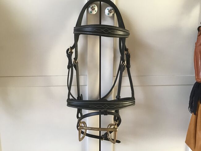 Trense schwarz-Messing, Gr. Cob/Araber, Ariane, Bridles & Headstalls, Bad Dürkheim 