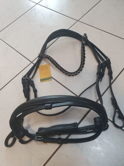 Trense Trensenzaum schwarz Equine Concept WB neu, Equine Concept , Kiki, Bridles & Headstalls, Burgwedel