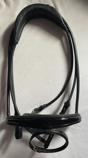 Trense Zaumzeug lack Genick Rundgenäht, Equiva, Pia Pfaffmann, Bridles & Headstalls, Falkensee