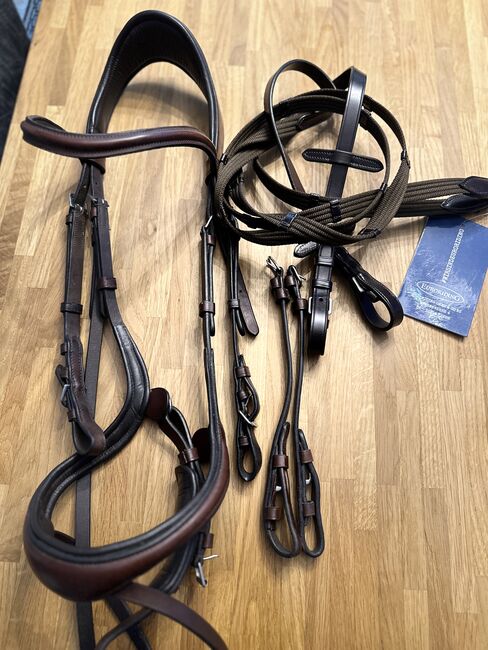 Trense braun / Full von BR mit neuen Gurtzügel, BR BR Trensenzaum Longridge, N. Karajkovic , Bridles & Headstalls, Kamp-Lintfort, Image 7