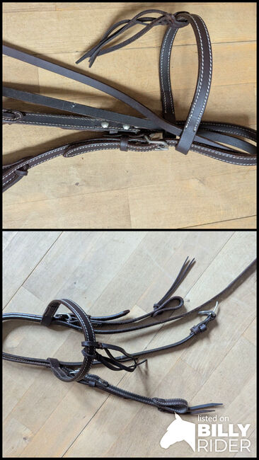 Trense Pony/kleines VB dunkelbraun, Trense, Orlopp Carmen - Sophia , Bridles & Headstalls, Schmitten, Image 3