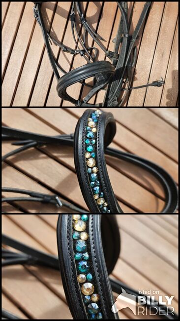 Trense Gr. COB mit schickem Stirnriemen, Jutta, Bridles & Headstalls, Homburg, Image 4