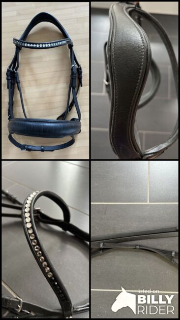 Trense (Größe Cob/Vollblut, schwarz), Waldhausen , Jana, Bridles & Headstalls, Neunkirchen-Seelscheid, Image 5