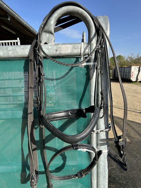 Trense schwarz Wb, Lea , Bridles & Headstalls, Nottuln, Image 4