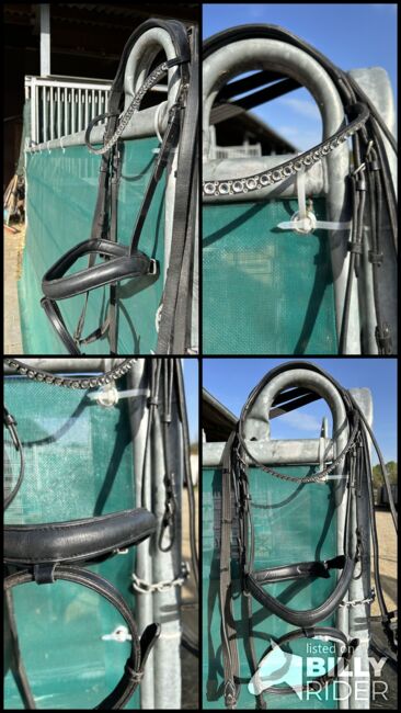 Trense schwarz Wb, Lea , Bridles & Headstalls, Nottuln, Image 5