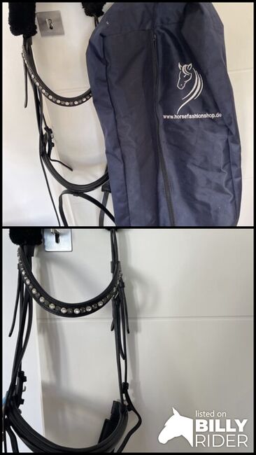 Trense Warmblut, Horsefashionshop , Leni, Bridles & Headstalls, Grünberg, Image 3