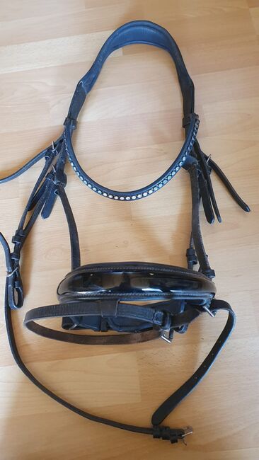 Trense WB blau/schwarz, Eveline Engel , Bridles & Headstalls, Hausen, Image 2