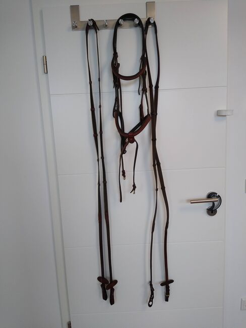 Trense WB in Havanna Braun inkl. 2 Paar Zügel in passender Farbe, Kavalkade, Julie, Bridles & Headstalls, Potsdam, Image 8