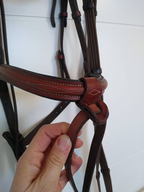 Trense WB in Havanna Braun inkl. 2 Paar Zügel in passender Farbe, Kavalkade, Julie, Bridles & Headstalls, Potsdam, Image 9