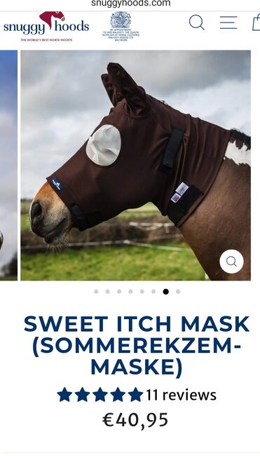 Snuggy Hoods Fliegenmaske, Snuggy Hoods, Martina Holz, Fly & Insect Control, Nauen/ OT Markee, Image 2