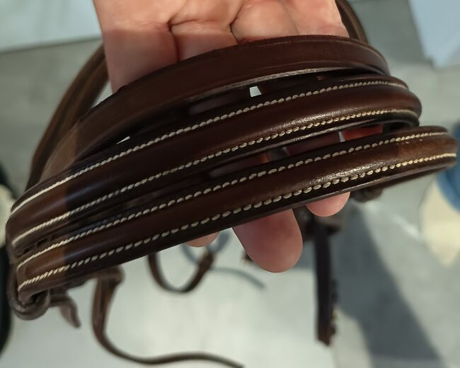 Hübsche braune Trense, abgesetzte Naht, neuwertig, VB/Cob, Elka, Bridles & Headstalls, Alfdorf, Image 3