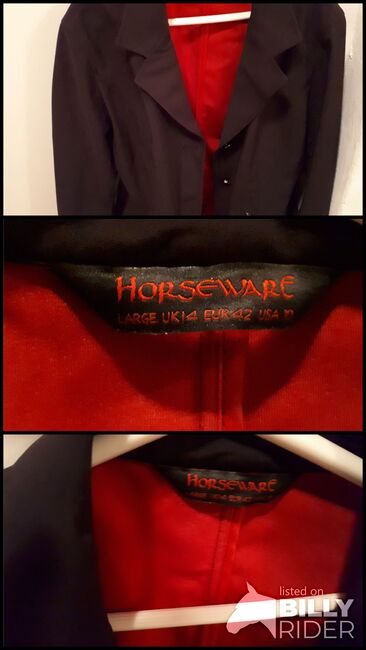 Softshell Tunierjacket, Horseware Tuniersakko/Tunierjacket schwarz, YW, Turnierbekleidung, Leonberg, Abbildung 4