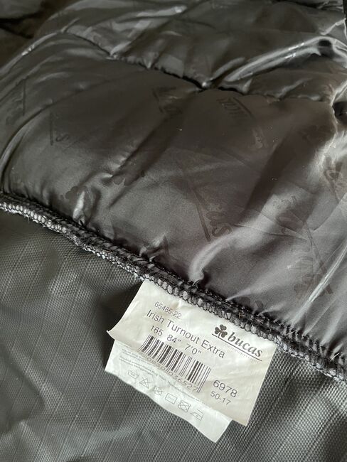 wie neu: Bucas Irish Turnout extra 300g - Grösse 165 - black-gold, Bucas Irish Turnout extra 300g black-gold Grösse 165, Helena , Horse Blankets, Sheets & Coolers, Krefeld, Image 20