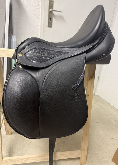 Sommer Diplomat Sattel VS – top Zustand, individuell konfiguriert, Sommer Diplomat VS, Melanie, All Purpose Saddle, Eching