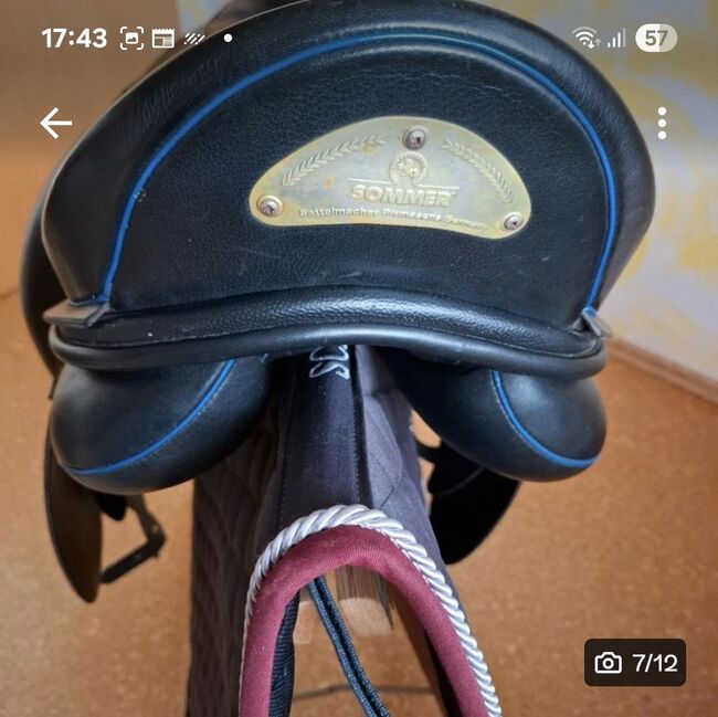 Sommer Dressursattel Opus  1 18 Zoll  KW 33, Sommer  Dressur Opus 1, Birgit Rentschler , Dressage Saddle, Egenhausen, Image 7