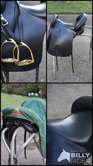 Sommer Iberosattel - Black Leather Dressage Saddle - EXCELLENT CONDITION, Sommer Iberosattel, Rebecca Tan, Dressage Saddle, Chesapeake, Image 10