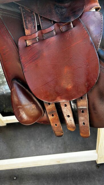 Sommer Springsattel braun/cognac 17,5“, Sommer, Mareike, Jumping Saddle, Lügde, Image 3