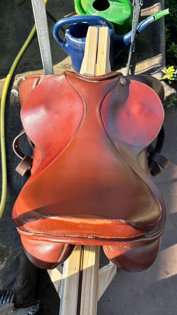 Sommer Springsattel braun/cognac 17,5“, Sommer, Mareike, Jumping Saddle, Lügde